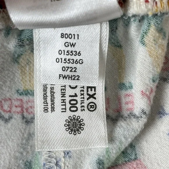 Hanna Andersson Mens Buddy Raised by Elves Flannel Pajama Pants Size S Christmas - Picture 6 of 8